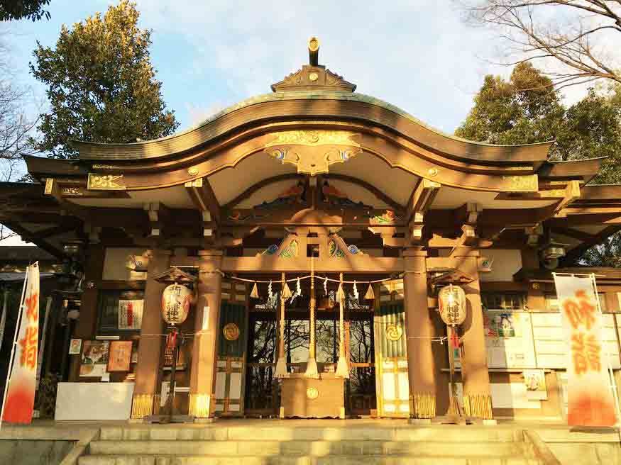 Chính điện đền Kitazawa Hachiman