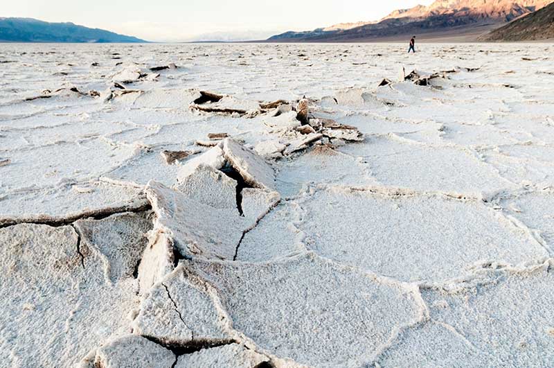 Badwater Basin ở thung lũng chết