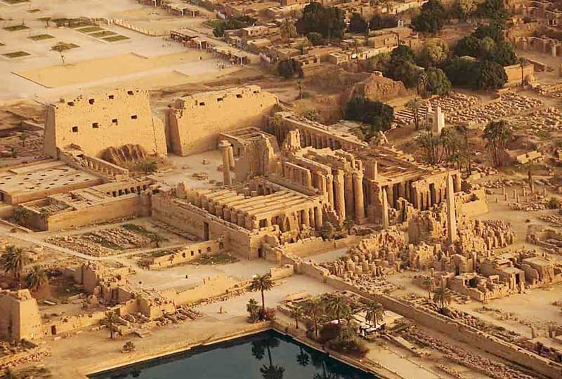 Đền thiêng Karnak của ai cập cổ đại