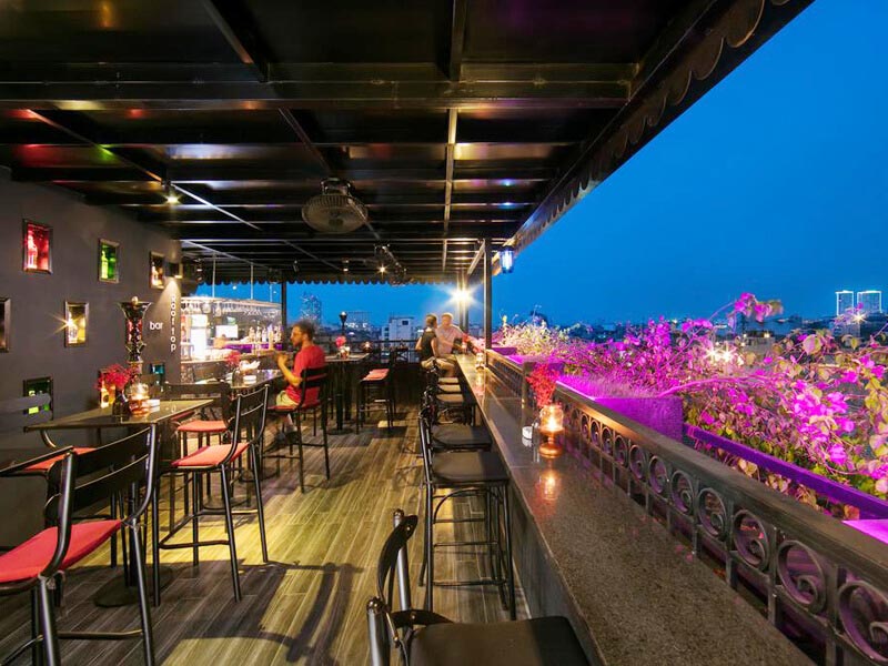 Rooftop Bar & Coffee của Khách sạn JM Marvel