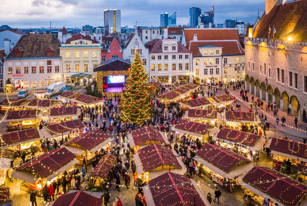 Chợ Giáng sinh Tallinn, Estonia