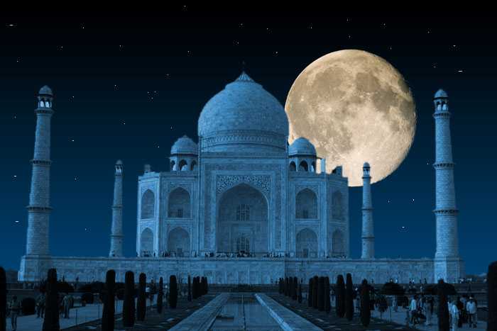 tour đêm Taj Mahal