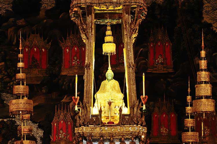 Tượng Phật ngọc ở Wat Phra Kaew