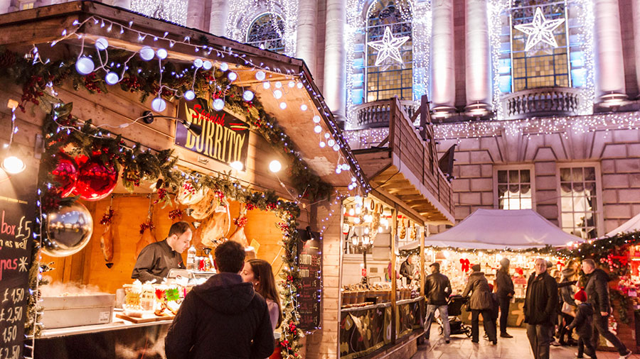 Belfast Christmas Market - taste of Ireland in in the UK.