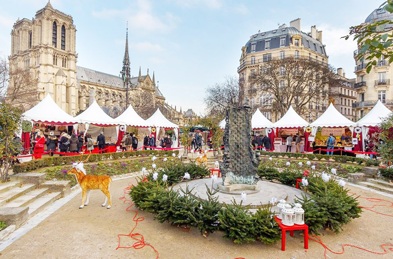 Notre-Dame de Paris most beautiful Christmas markets in France