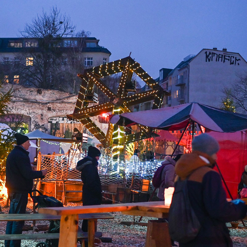 Christmas Market on the RAW grounds in Friedrichshain