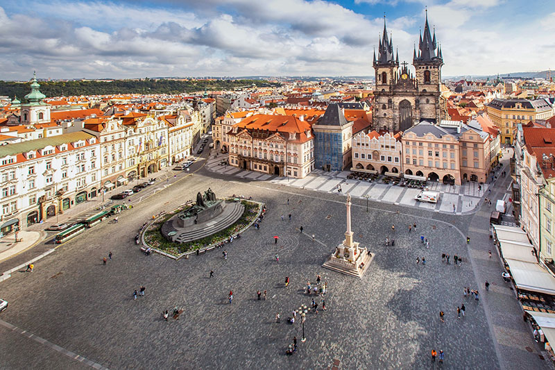 Quảng trường Prague Cồng hòa Séc