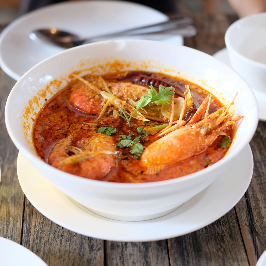 Món súp ở Tom Yum Kung Khaosan mang hương vị cổ điển. 