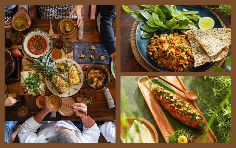 Chay Garden dishes are carefully prepared and presented, allowing guests to enjoy a refined experience.