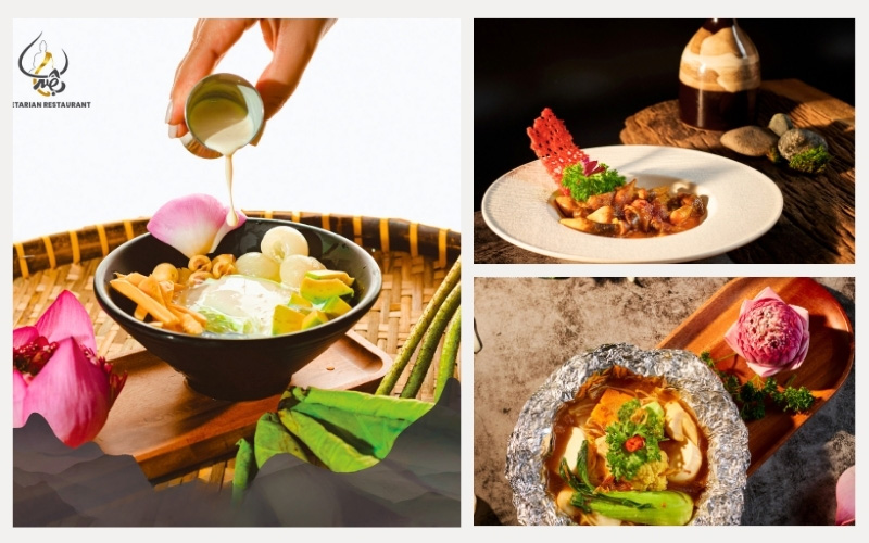 Chay Tuệ's vegetarian cuisine is always appreciated for its quality, freshness and rich flavours.