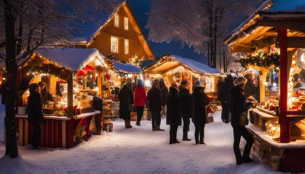 Oulu Christmas Market in Finland 