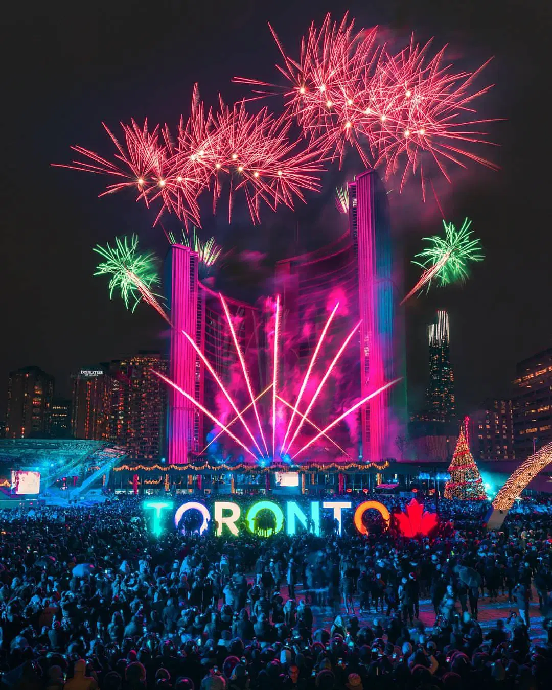 Celebrate the magic of the holiday season with Cavalcade of Lights in Toronto.