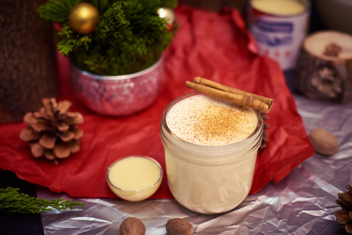 Eggnog is also one of the traditional drinks for Christmas in the UK