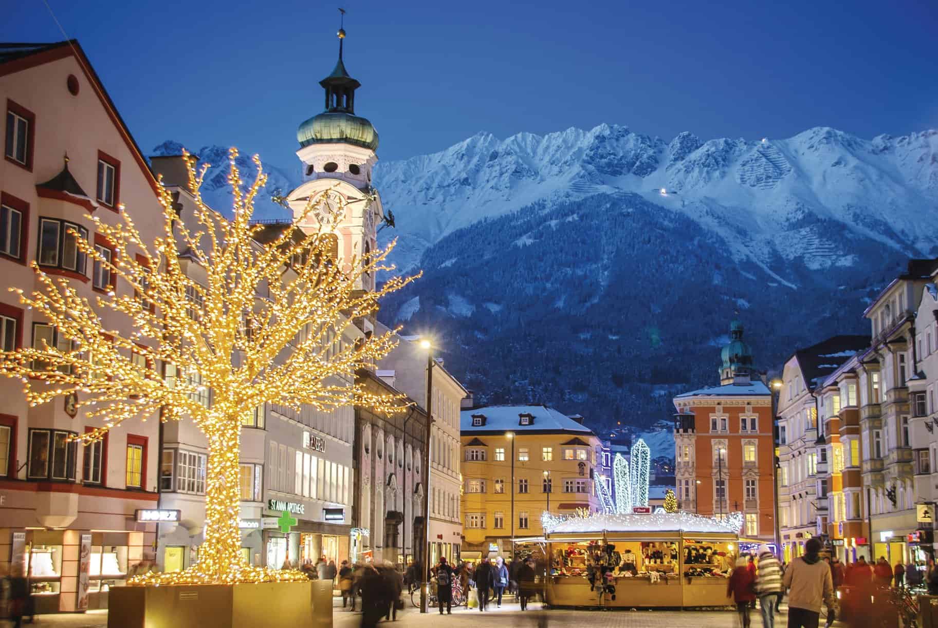 Enjoy Innsbruck Christmas markets in the mountains!