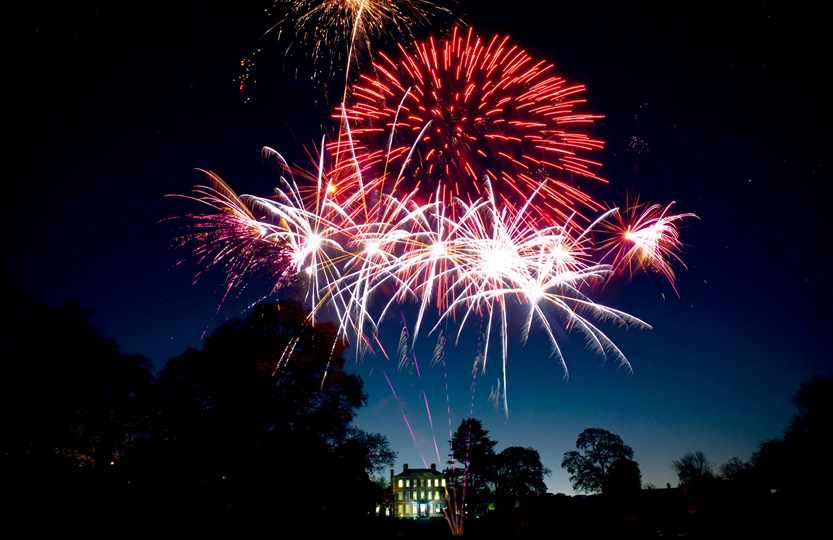 UK New Year's Eve Fireworks at Middlethorpe Hall