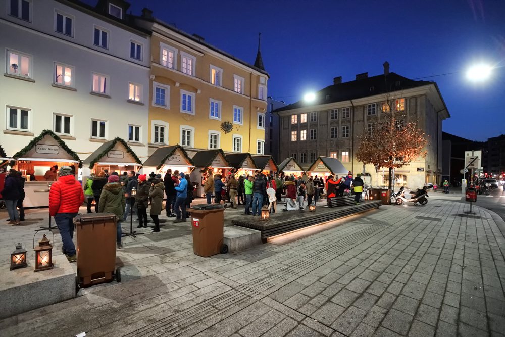 Wiltener Platz Christmas market Innsbruck