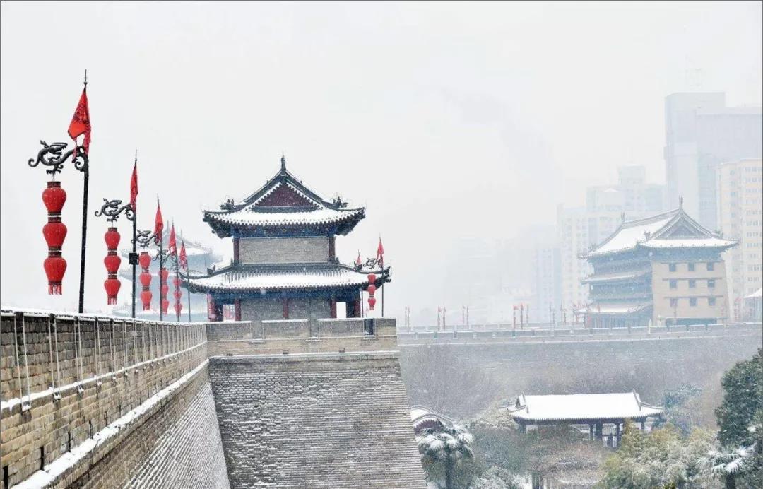 When it snows, Xi'an becomes Chang'an.