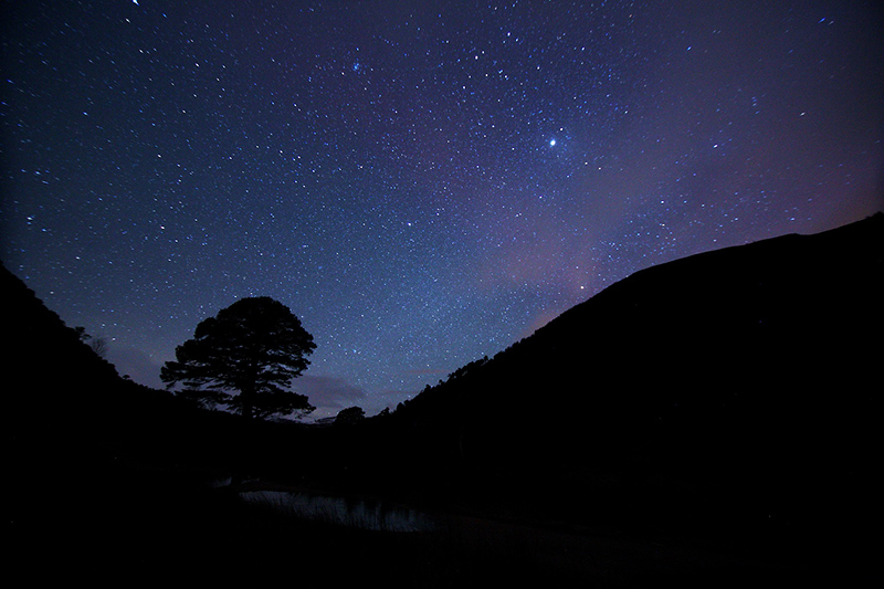 Night skies in Cairngorms National Park