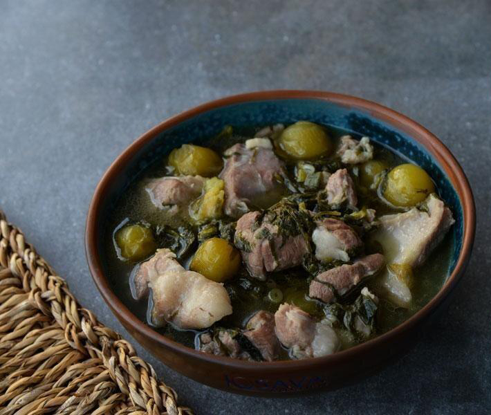 Chakapuli is one of the most popular dishes in Georgia.