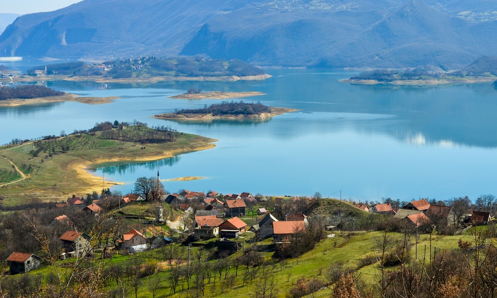 Ramsko lake in Bosnia and Herzegovina