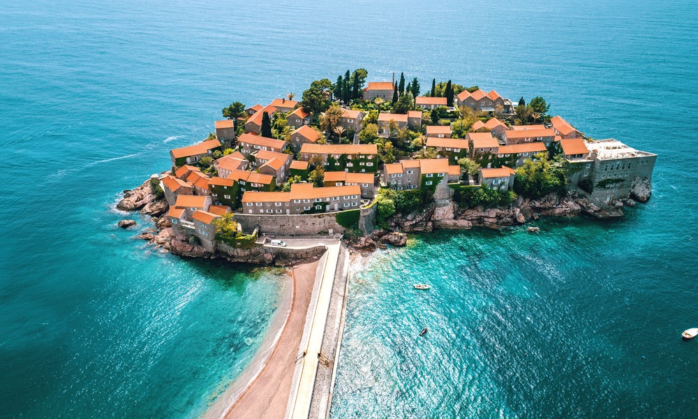 Sveti Stefan Island in Montenegro