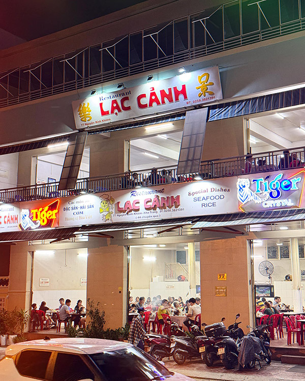 Lac Canh Restaurant - one of the best restaurants in Nha Trang