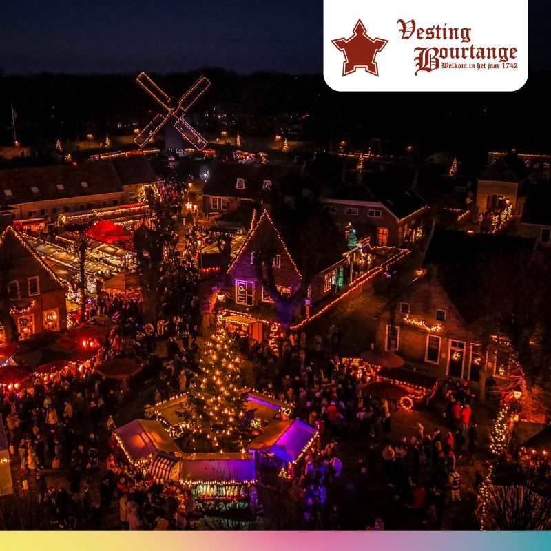Bourtange Christmas market is one of the most special Christmas markets in the Netherlands