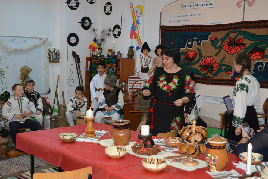 Christmas Eve Dinner in Bucovina Romania